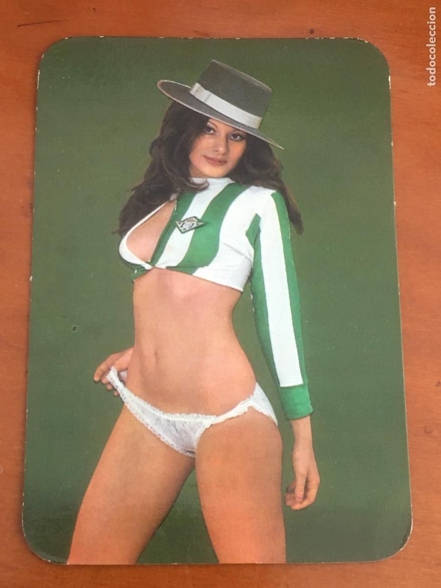 Colecionismo Calend&aacute;rios: real betis balompie calendario futbol chica 1977 perfecto estado