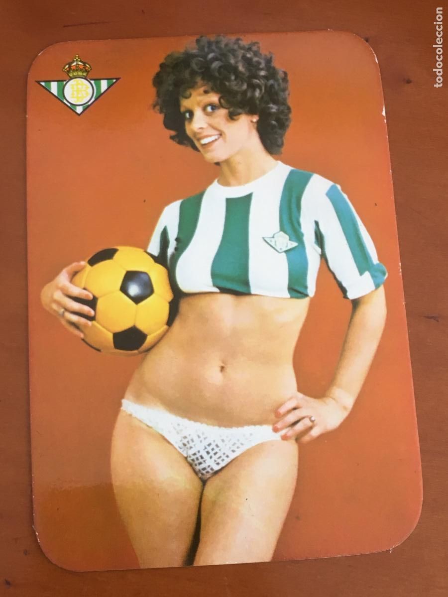 Colecionismo Calend&aacute;rios: real betis balompie calendario futbol chica 1977 perfecto estado