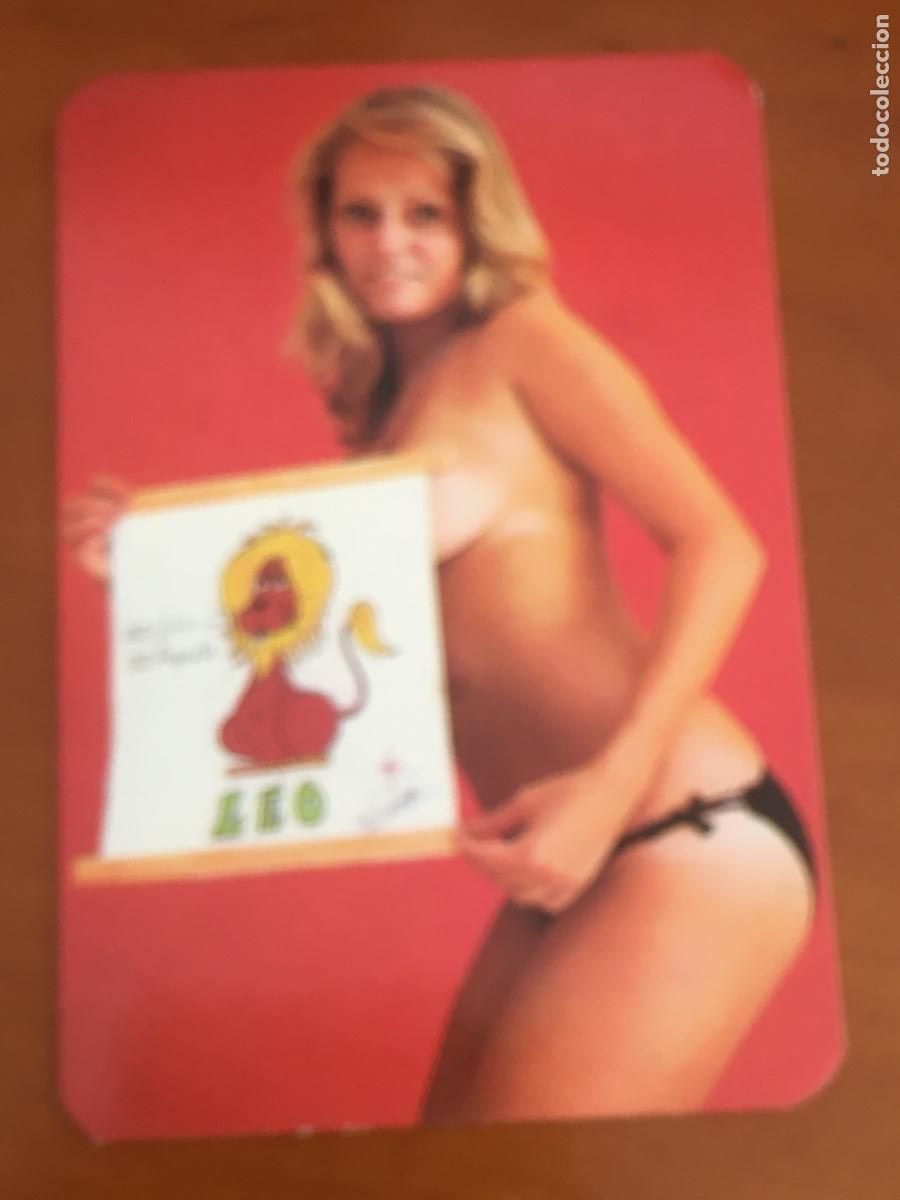 Coleccionismo Calendarios: horoscopo leo calendario futbol chica 1977 perfecto estado