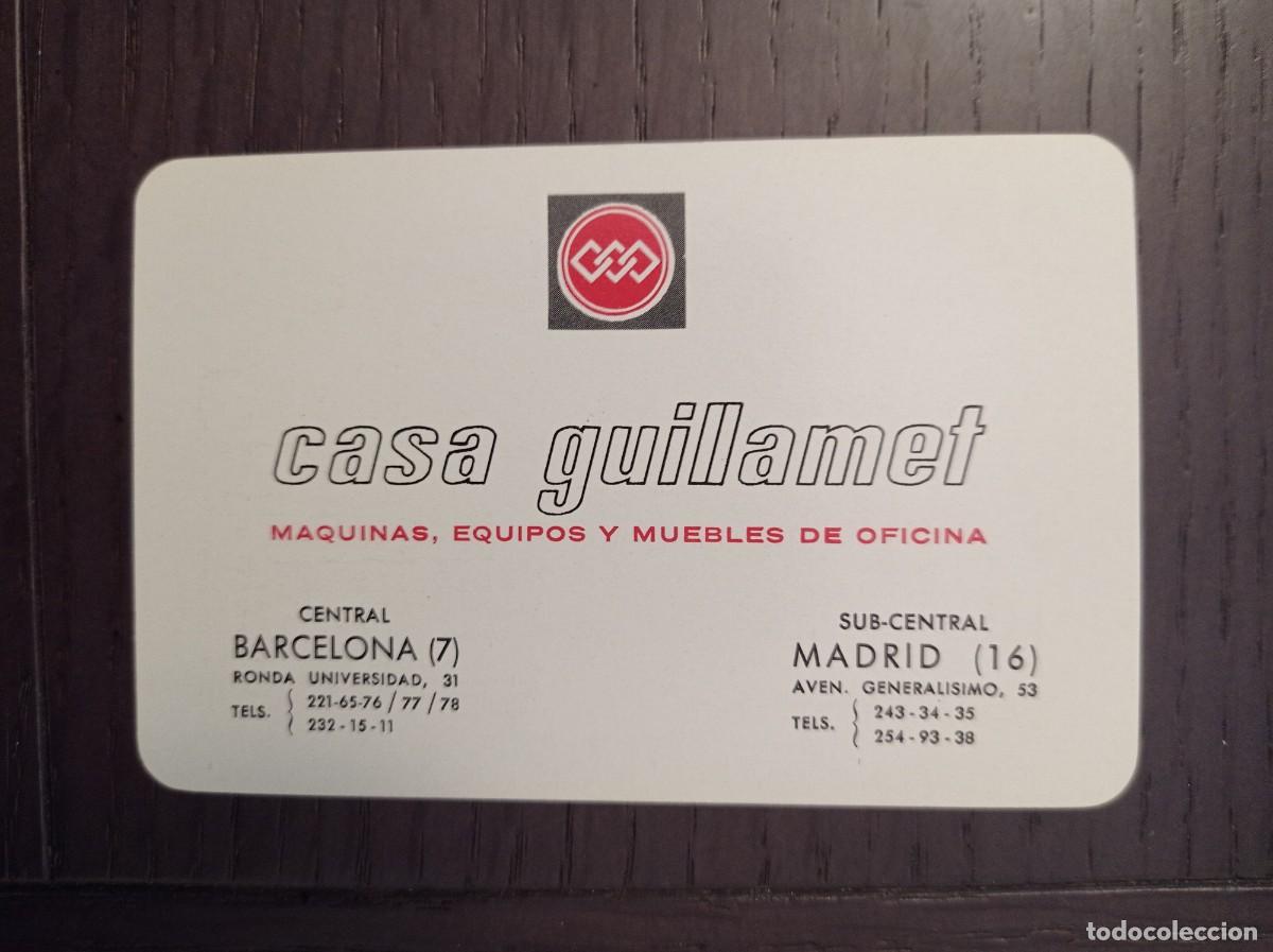 Coleccionismo Calendarios: CALENDARIO FOURNIER. CASA GUILLAMET. A&Ntilde;O 1965