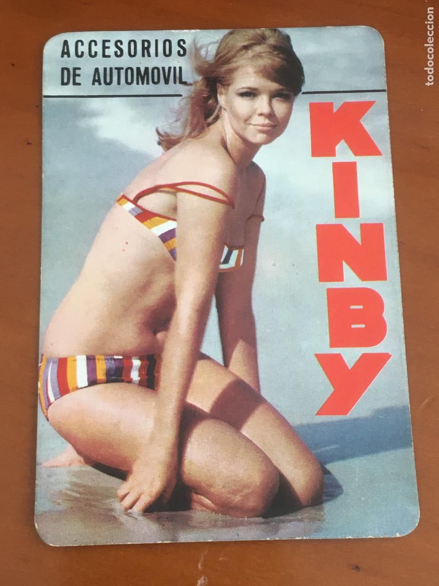 Collectables Calendars: kinby accesorios automovil calendario chica 1968 perfecto estado
