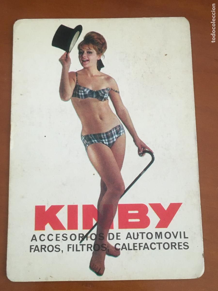Collectables Calendars: kinby accesorios automovil calendario chica 1965 perfecto estado