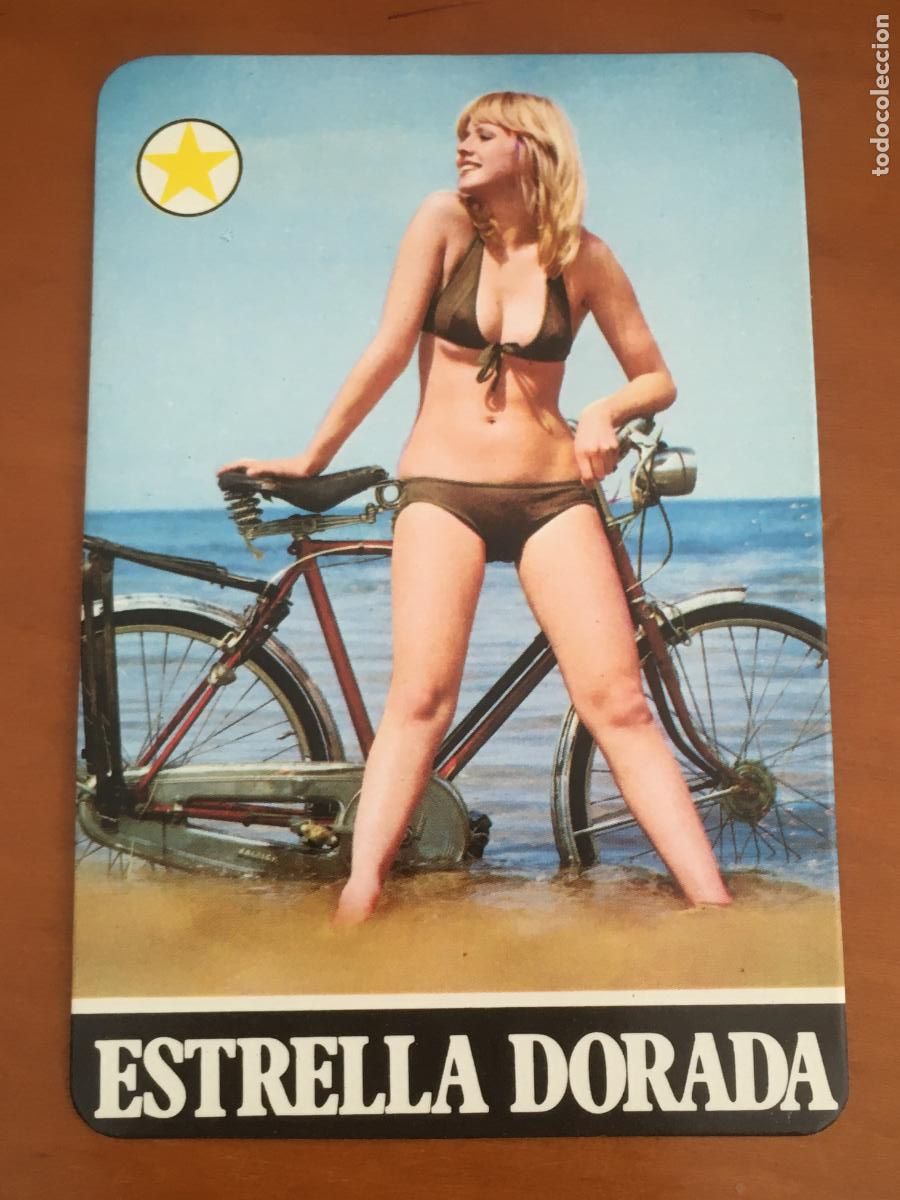 Collezionismo Calendari: estrella damm cerveza calendario chica 1973 perfecto estado
