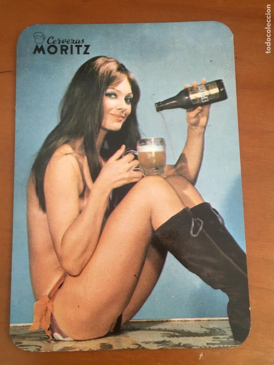 Collezionismo Calendari: moritz cerveza cervezas calendario chica 1972 perfecto estado