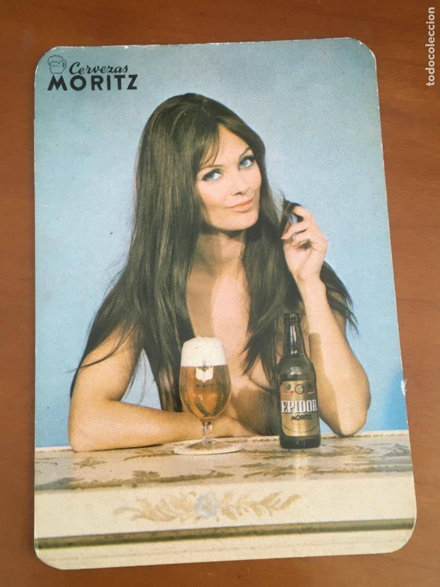 Collezionismo Calendari: moritz cerveza cervezas calendario chica 1972 perfecto estado