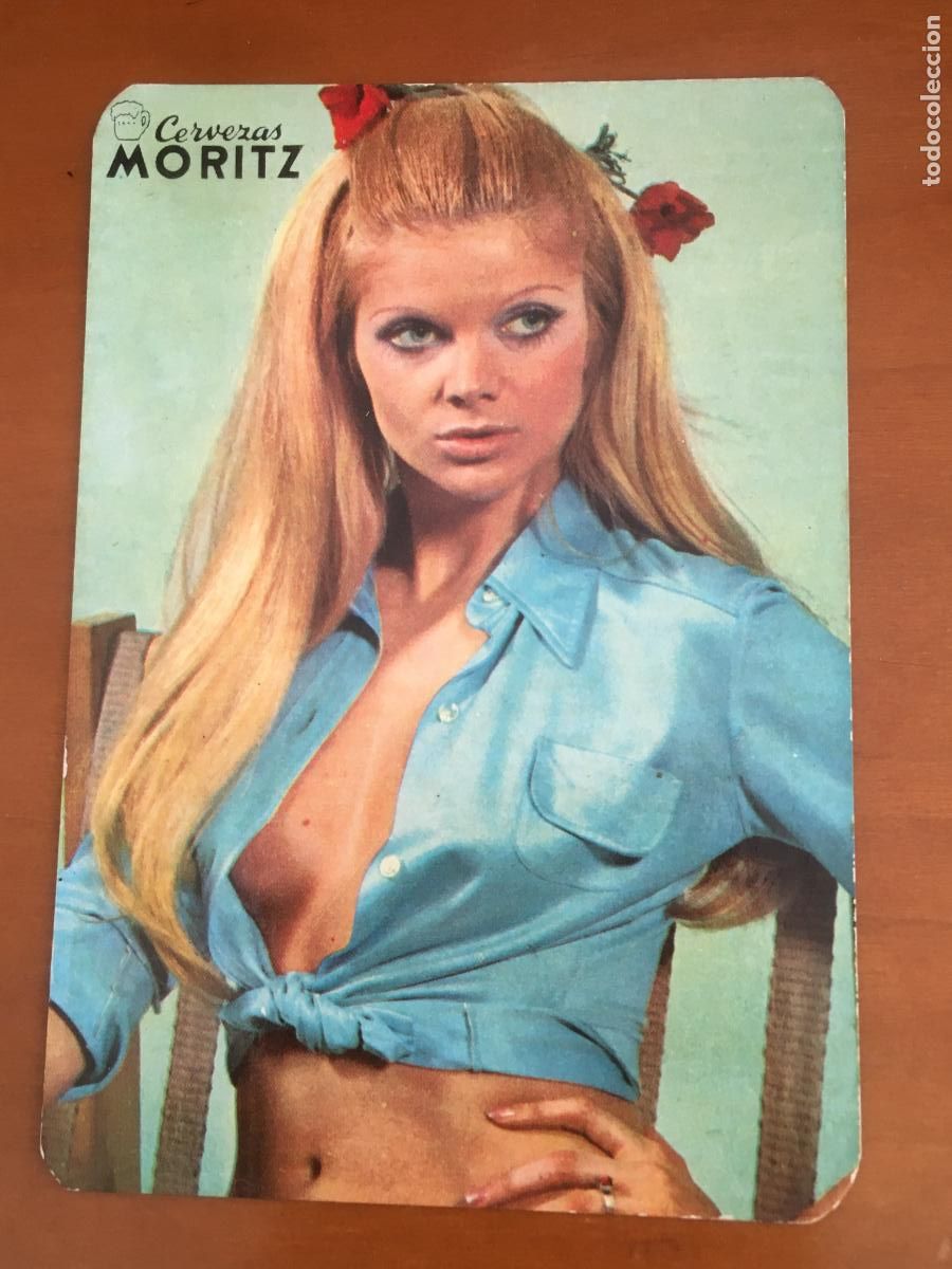 Collezionismo Calendari: moritz cerveza cervezas calendario chica 1971 perfecto estado