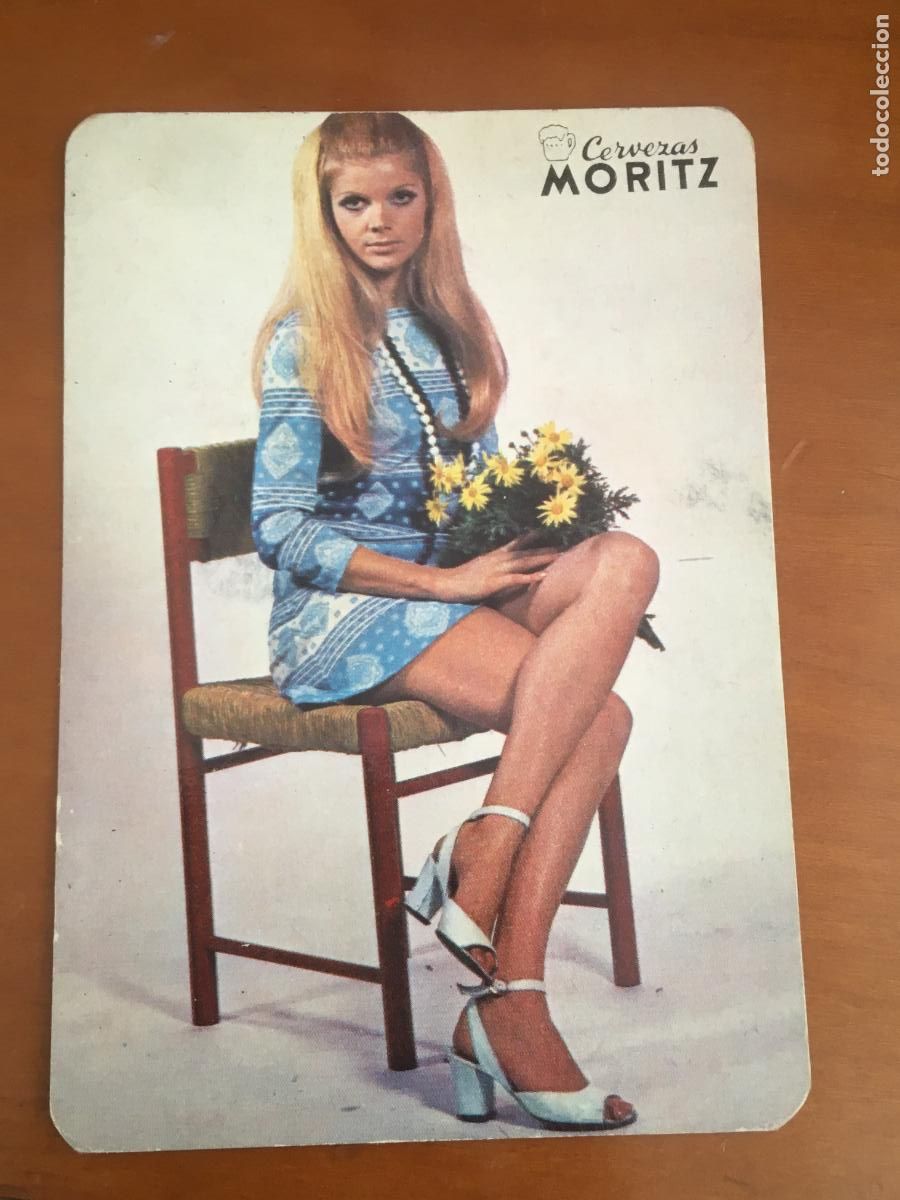 Collezionismo Calendari: moritz cerveza cervezas calendario chica 1971 perfecto estado
