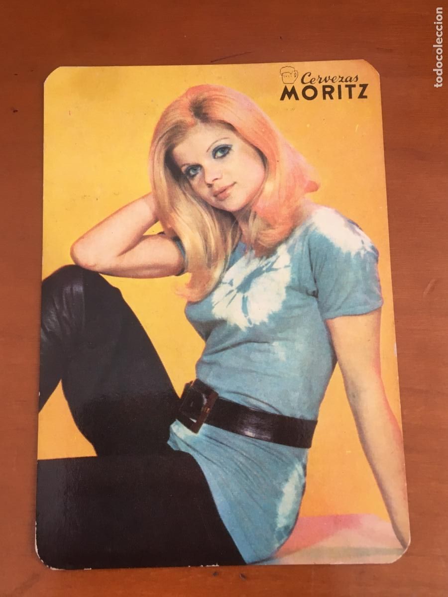 Collezionismo Calendari: moritz cerveza cervezas calendario chica 1971 perfecto estado
