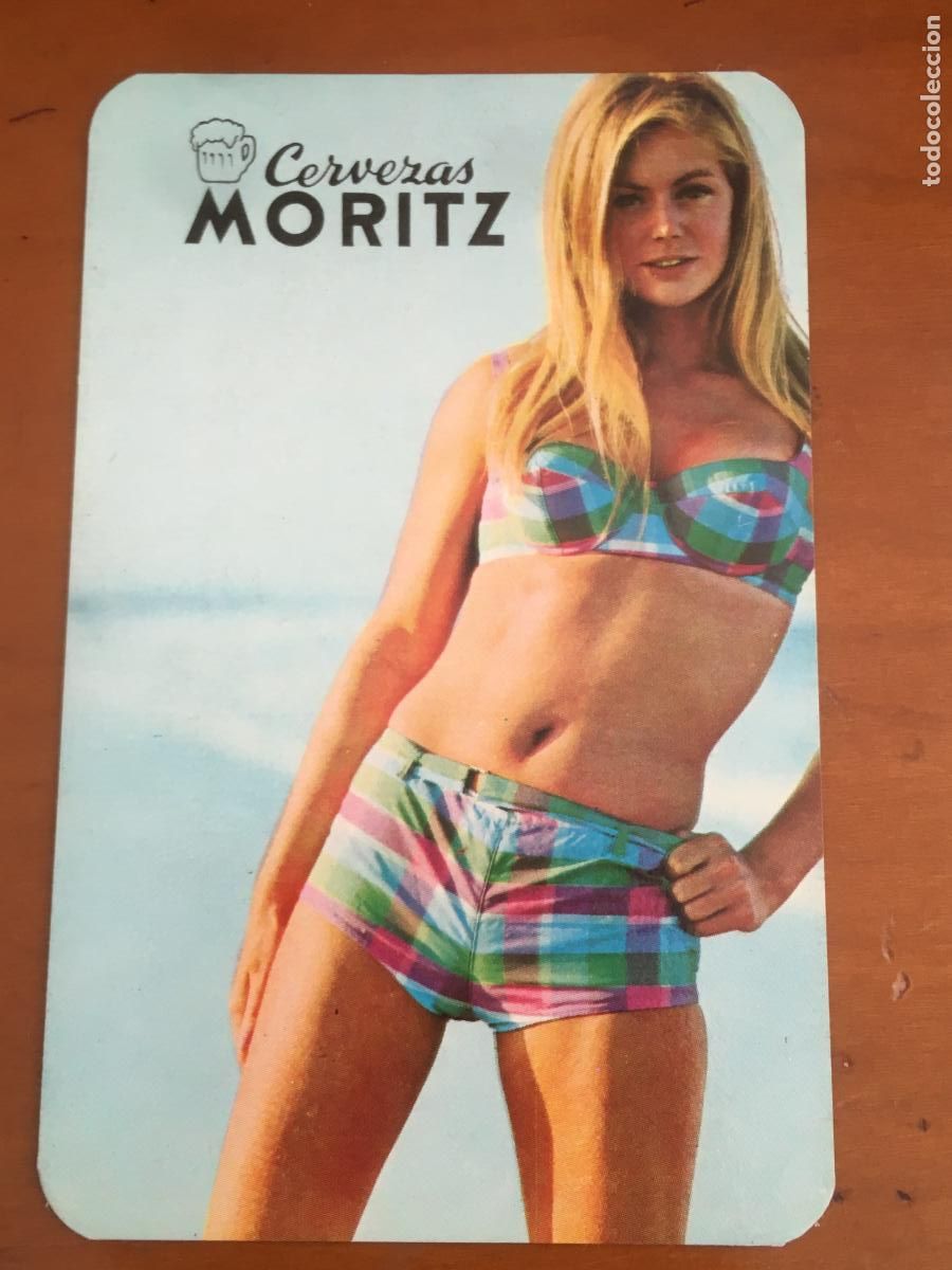 Coleccionismo Calendarios: moritz cerveza cervezas calendario chica 1969 perfecto estado