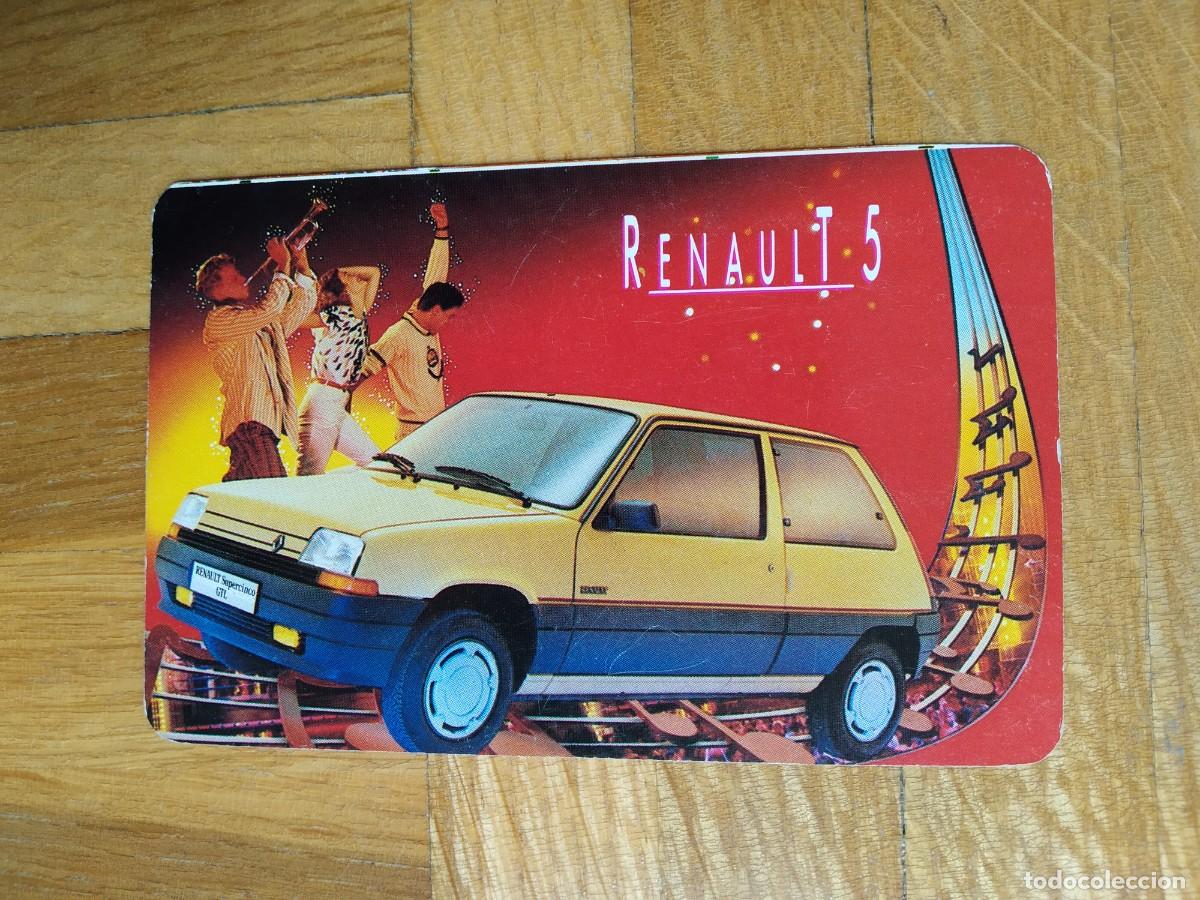 Coleccionismo Calendarios: CALENDARIO FOURNIER RENAULT 5 A&Ntilde;O 1988 VER FOTOS ERROR DESCENTRADO