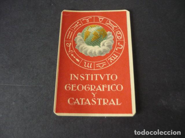 Coleccionismo calendarios: CALENDARIO DE BOLSILLO 1957 INSTITUTO GEOGRAFICO Y CATASTRAL