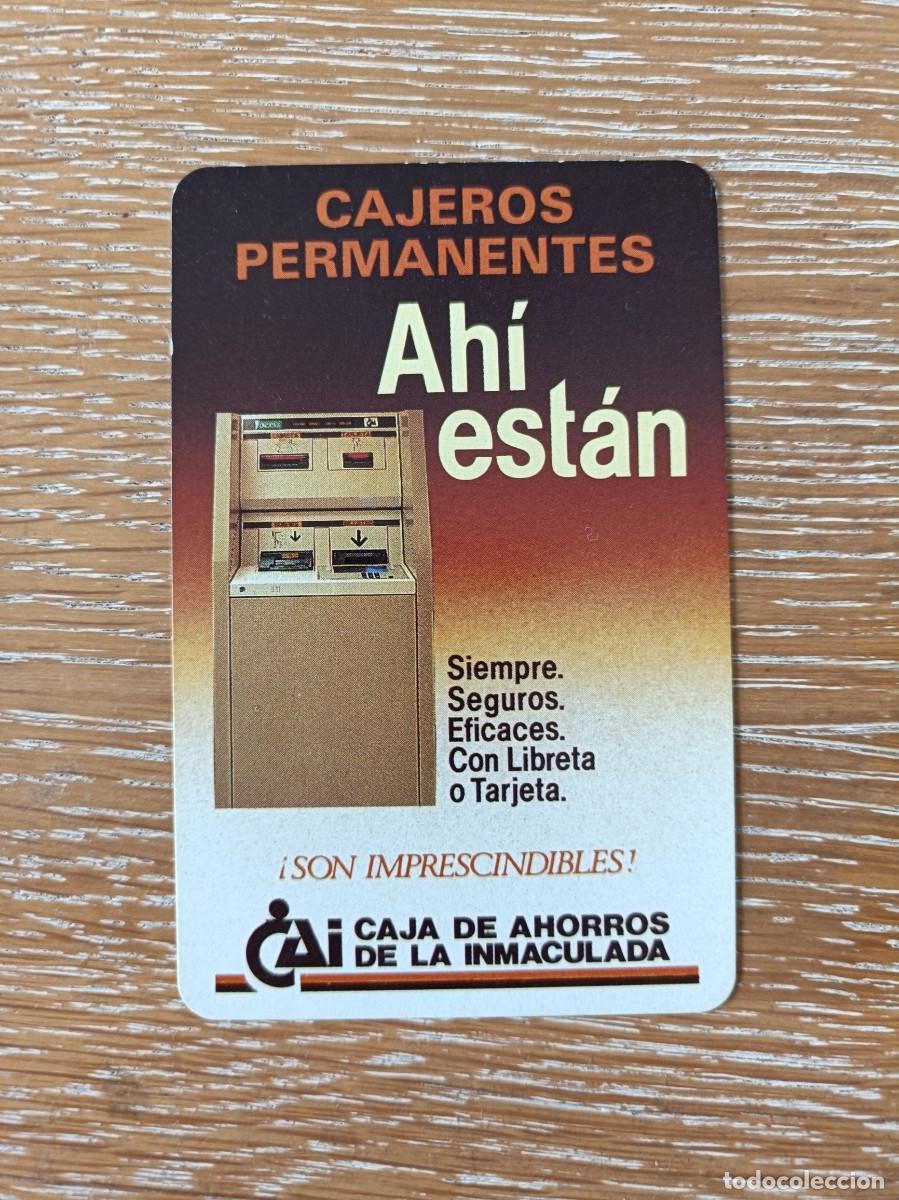 Coleccionismo Calendarios: CALENDARIO BOLSILLO - A&Ntilde;O 1988 - CAJA AHORROS DE LA INMACULADA - FOURNIER - BANCO