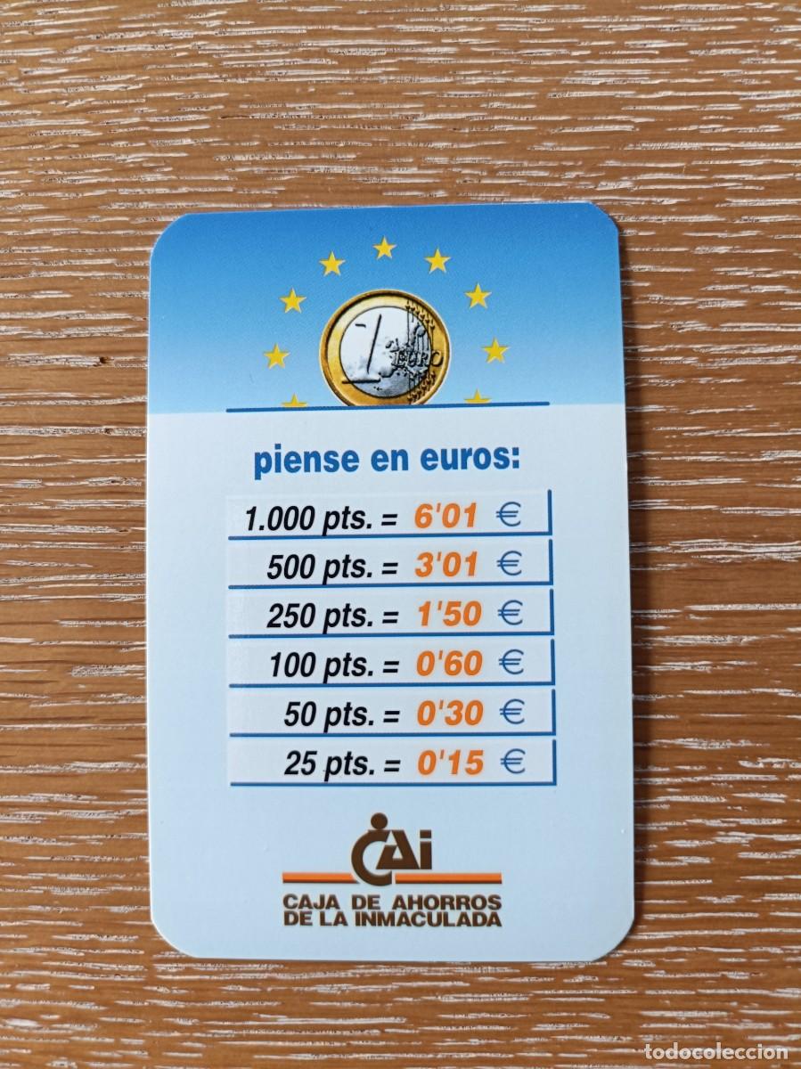 Coleccionismo Calendarios: CALENDARIO BOLSILLO - A&Ntilde;O 1999 - CAJA AHORROS DE LA INMACULADA - &euro;UROCONVERSOR - BANCO