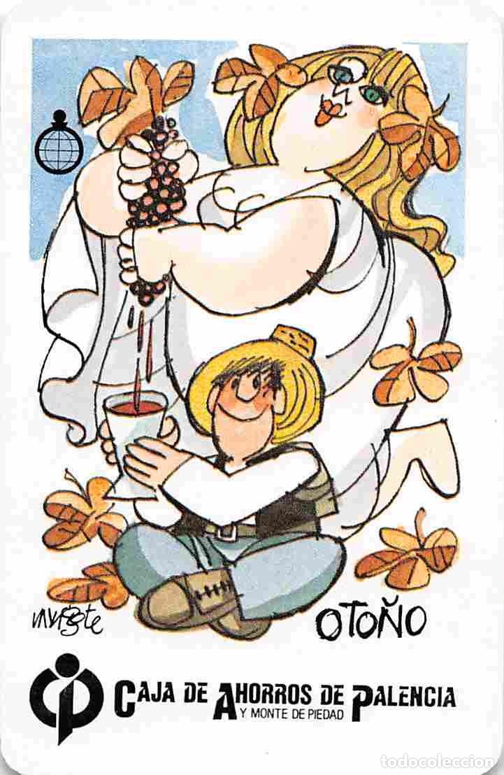 Sammeln von Kalendern: Lote de 2 Calendarios Caja de Ahorros Palencia (diferente entidad) Oto&ntilde;o 1985 Fournier