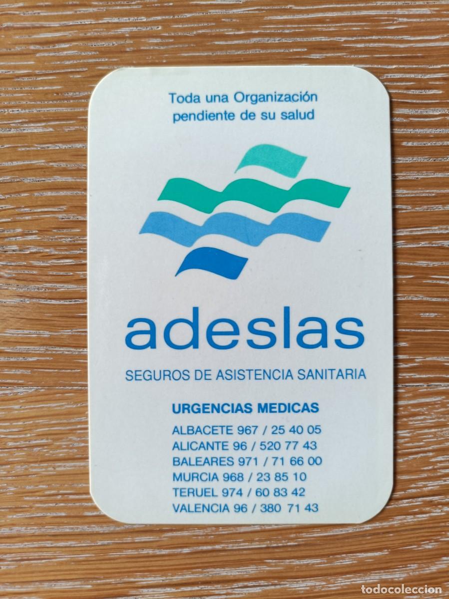Collectionnisme Calendriers: CALENDARIO BOLSILLO - A&Ntilde;O 1992 - ADESLAS SEGUROS - ALBACETE ALICANTE BALEARES MURCIA TERUEL VALENCIA