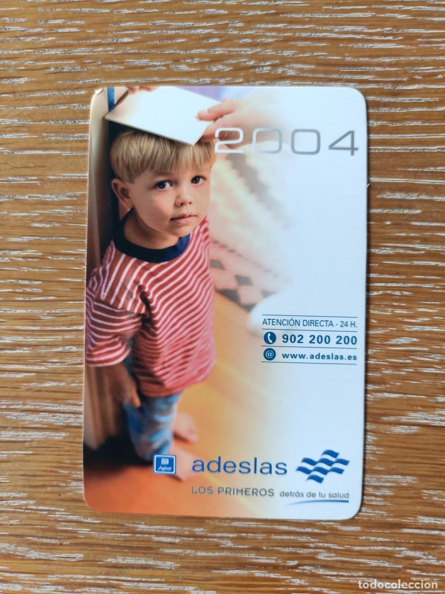 Coleccionismo Calendarios: CALENDARIO BOLSILLO - A&Ntilde;O 2004 - ADESLAS SEGUROS
