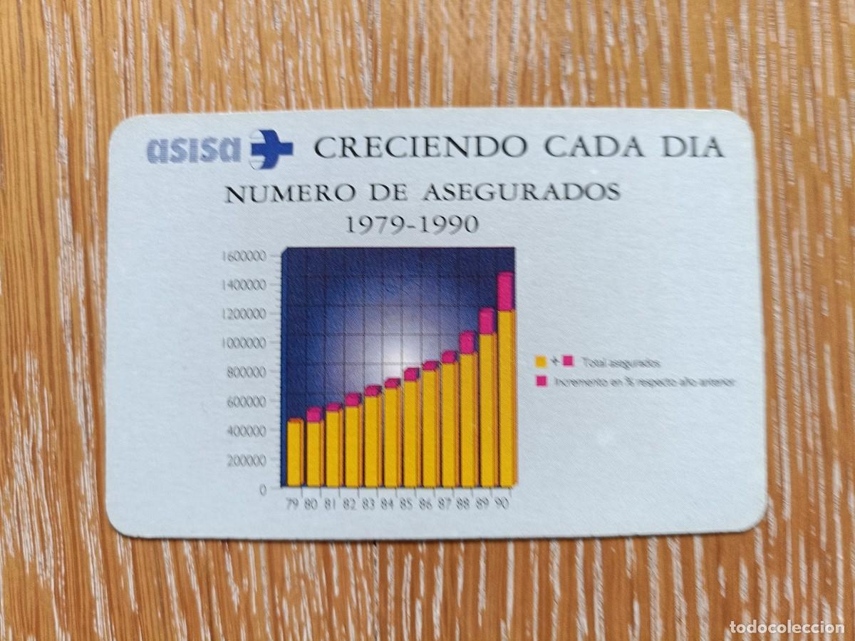 Colecionismo Calend&aacute;rios: CALENDARIO BOLSILLO - A&Ntilde;O 1992 - ASISA - SEGUROS - FOURNIER