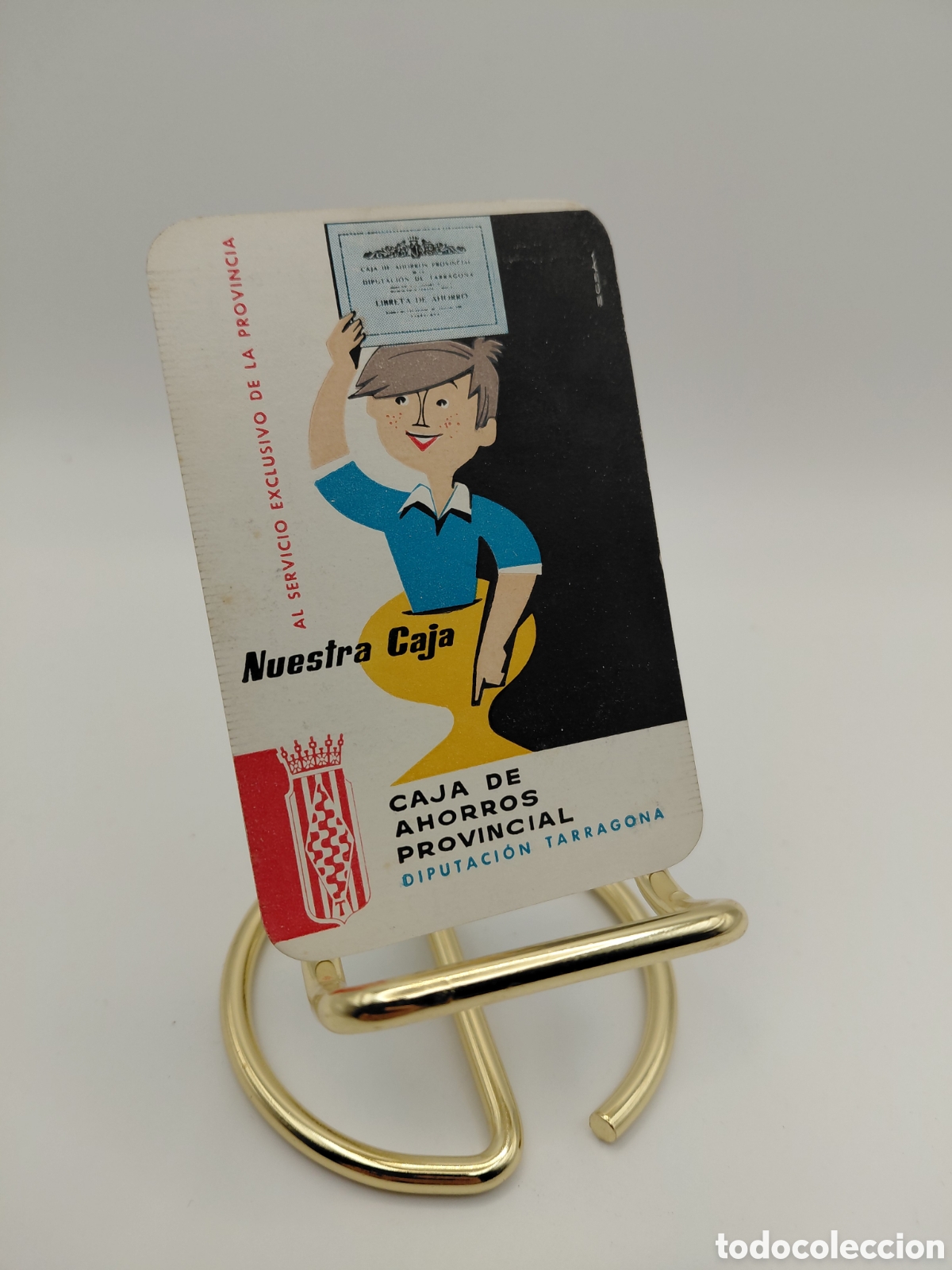 Coleccionismo Calendarios: CALENDARIO CAJA DE AHORROS PROVINCIAL DIPUTACION DE TARRAGONA 1961 / IMP. SUGRA&Ntilde;ES