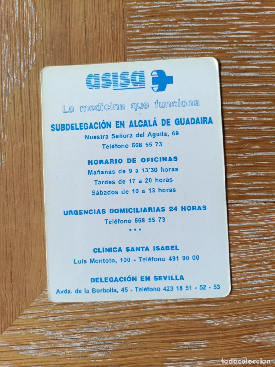 Collezionismo Calendari: CALENDARIO BOLSILLO - A&Ntilde;O 1998 - ASISA - SEGUROS - DELEGACI&Oacute;N DE ALCAL&Aacute; DE GUADAIRA