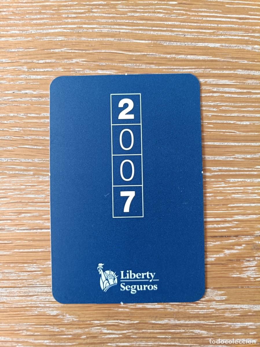 Coleccionismo Calendarios: CALENDARIO BOLSILLO - A&Ntilde;O 2007 - LIBERTY SEGUROS