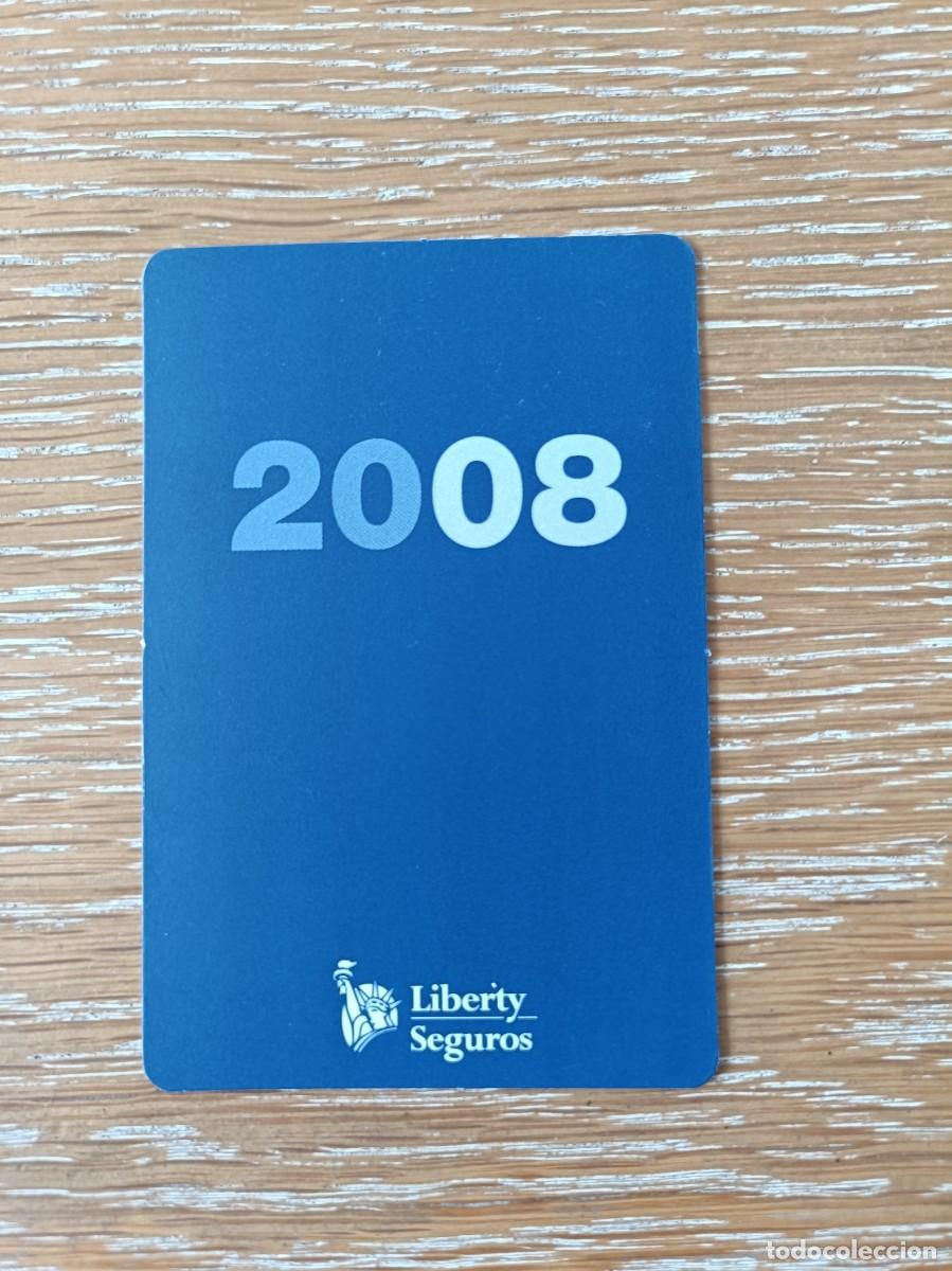 Colecionismo Calend&aacute;rios: CALENDARIO BOLSILLO - A&Ntilde;O 2008 - LIBERTY SEGUROS