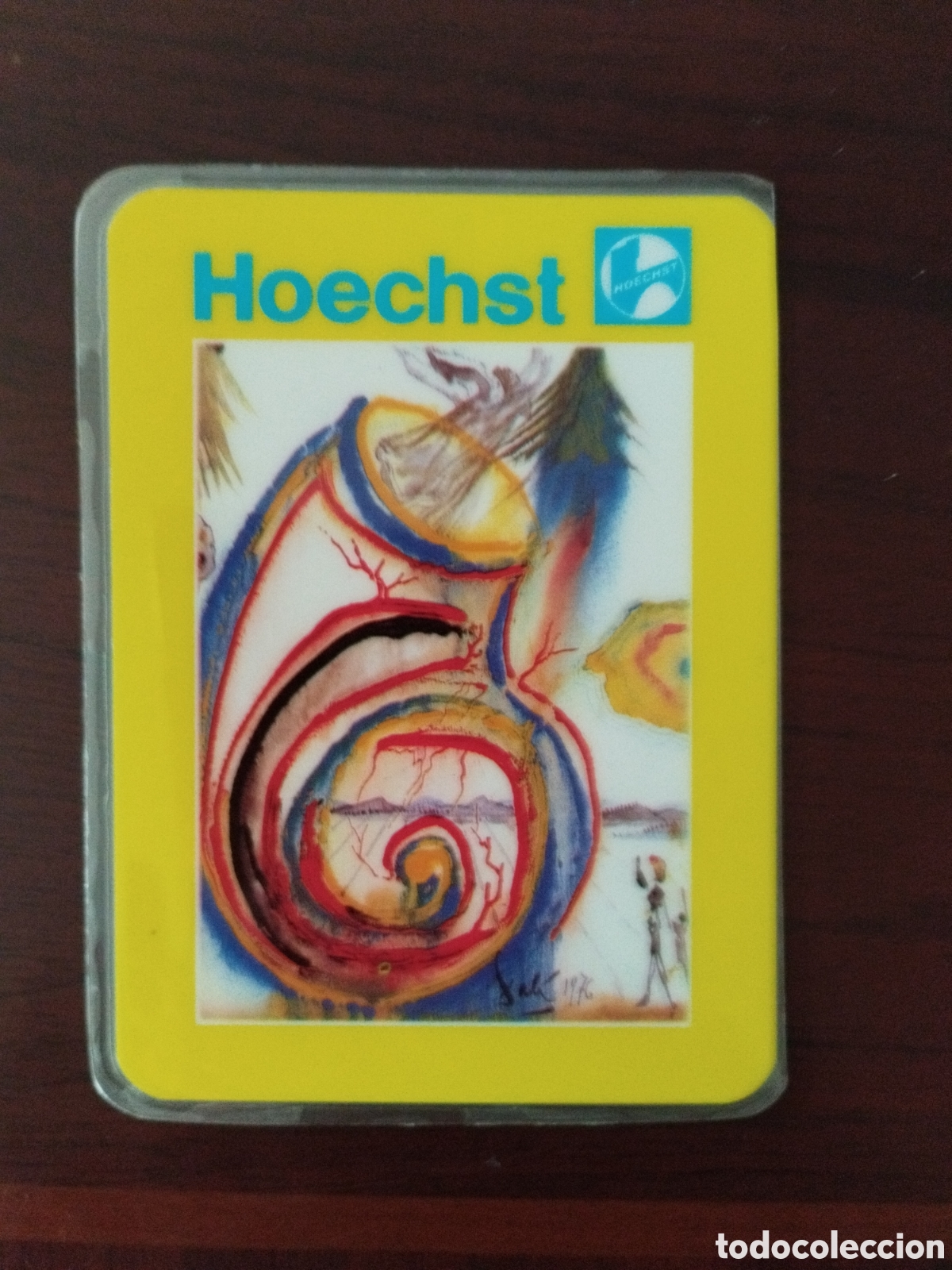 Colecionismo Calend&aacute;rios: Calendario plastificado hoechst a&ntilde;o 1986