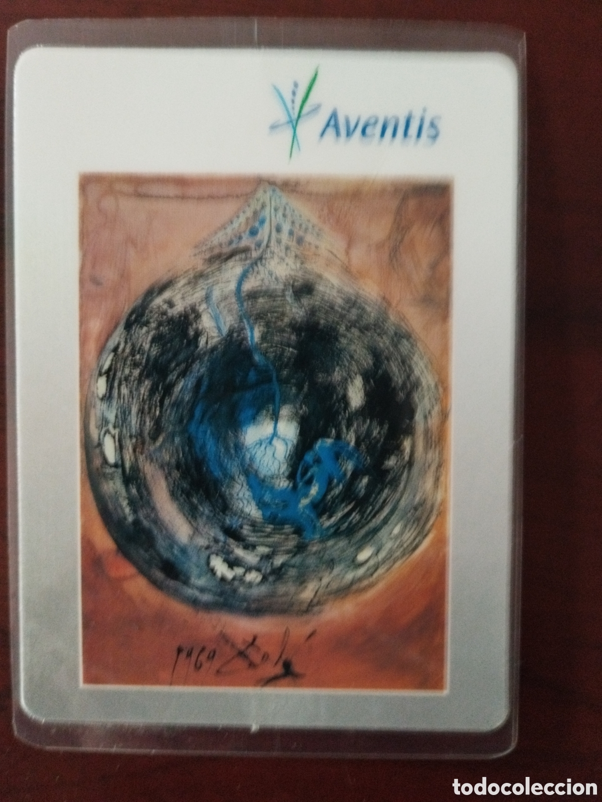 Colecionismo Calend&aacute;rios: Calendario plastificado aventis a&ntilde;o 2000