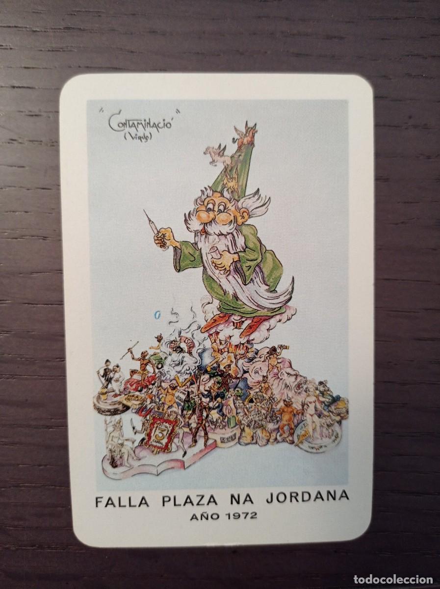 Coleccionismo Calendarios: CALENDARIO FOURNIER. FALLA PLAZA NA JORDANA. A&Ntilde;O 1972