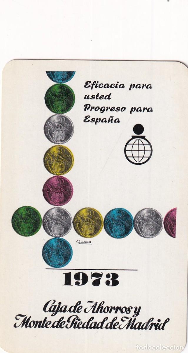 Coleccionismo Calendarios: Calendario fournier 1973 caja de ahorros y Monte de Piedad de Madrid