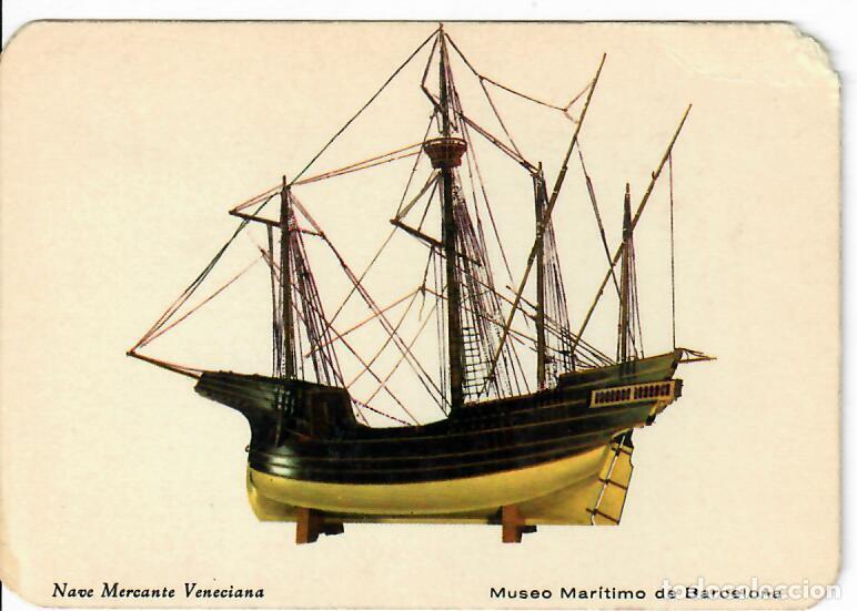 Coleccionismo Calendarios: CALENDARIO DE SERIE - A&Ntilde;O 1970 - GRAY - 154 - NAVE MERCANTE VENECIANA