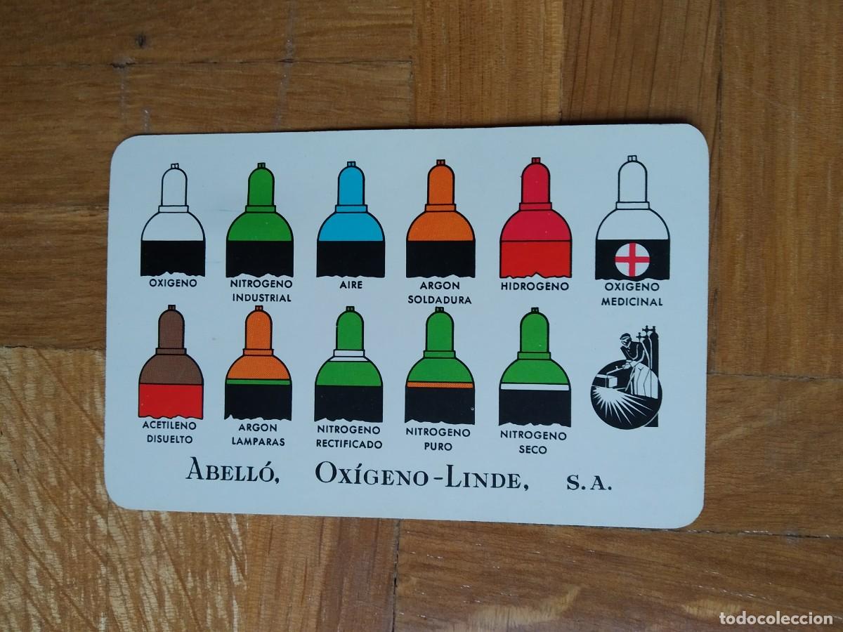Coleccionismo Calendarios: CALENDARIO FOURNIER ABELLO OXIGENO LINDE S.A A&Ntilde;O 1961 VER FOTOS