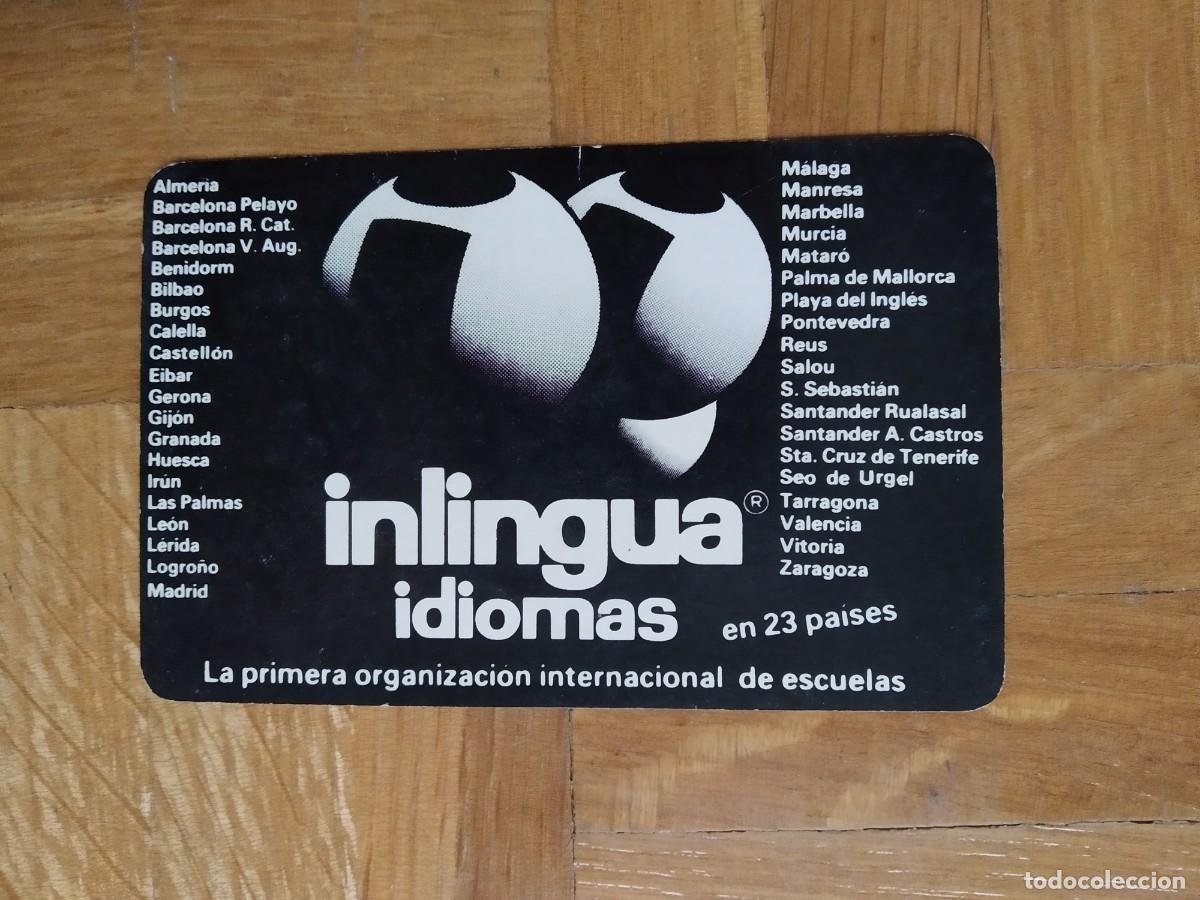 Colecionismo Calend&aacute;rios: CALENDARIO FOURNIER INLINGUA IDIOMAS A&Ntilde;O 1985 VER FOTOS NUEVO