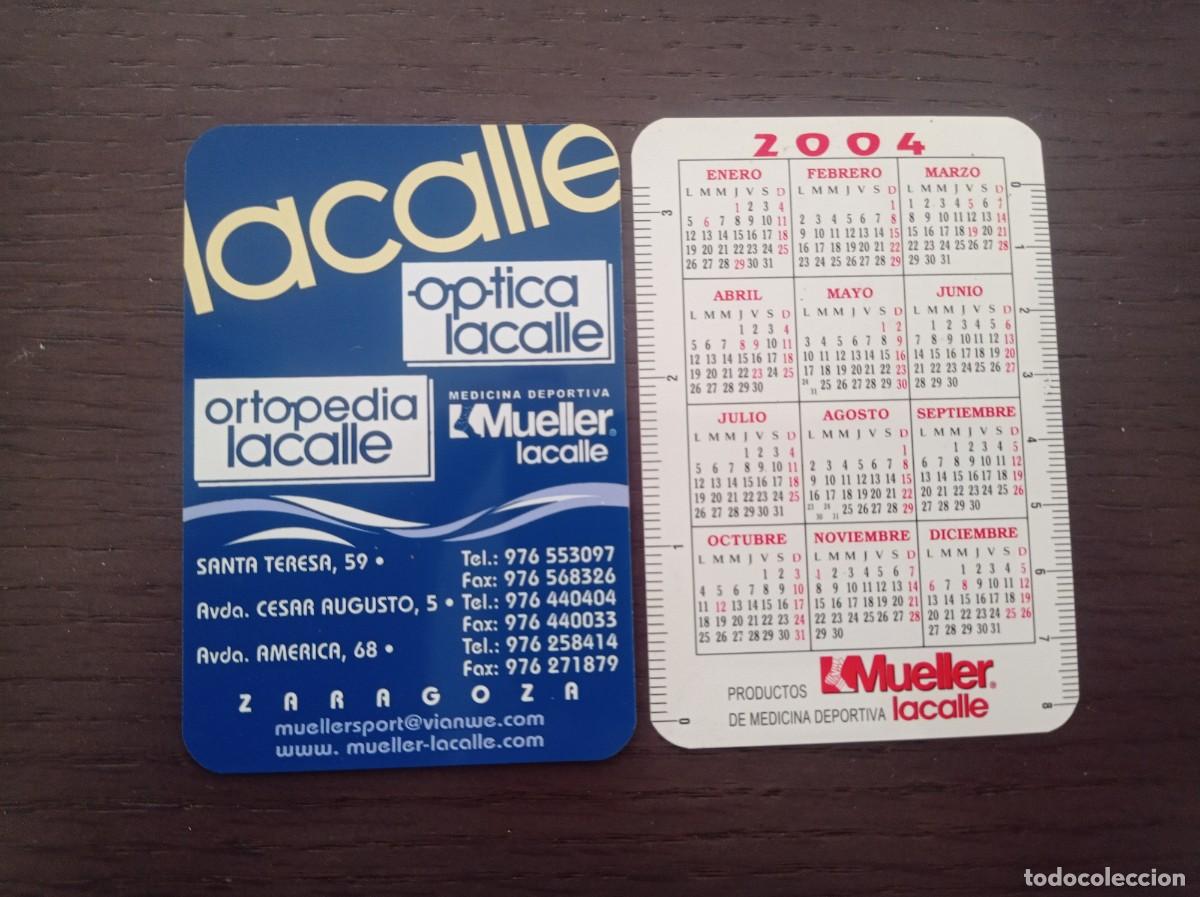 Coleccionismo Calendarios: CALENDARIO PUBLICITARIO. &Oacute;PTICA LACALLE. A&Ntilde;O 2004