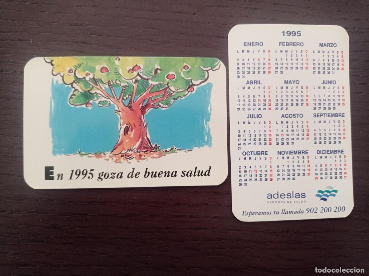 Coleccionismo Calendarios: CALENDARIO PUBLICITARIO. SEGUROS ADESLAS. A&Ntilde;O 1995