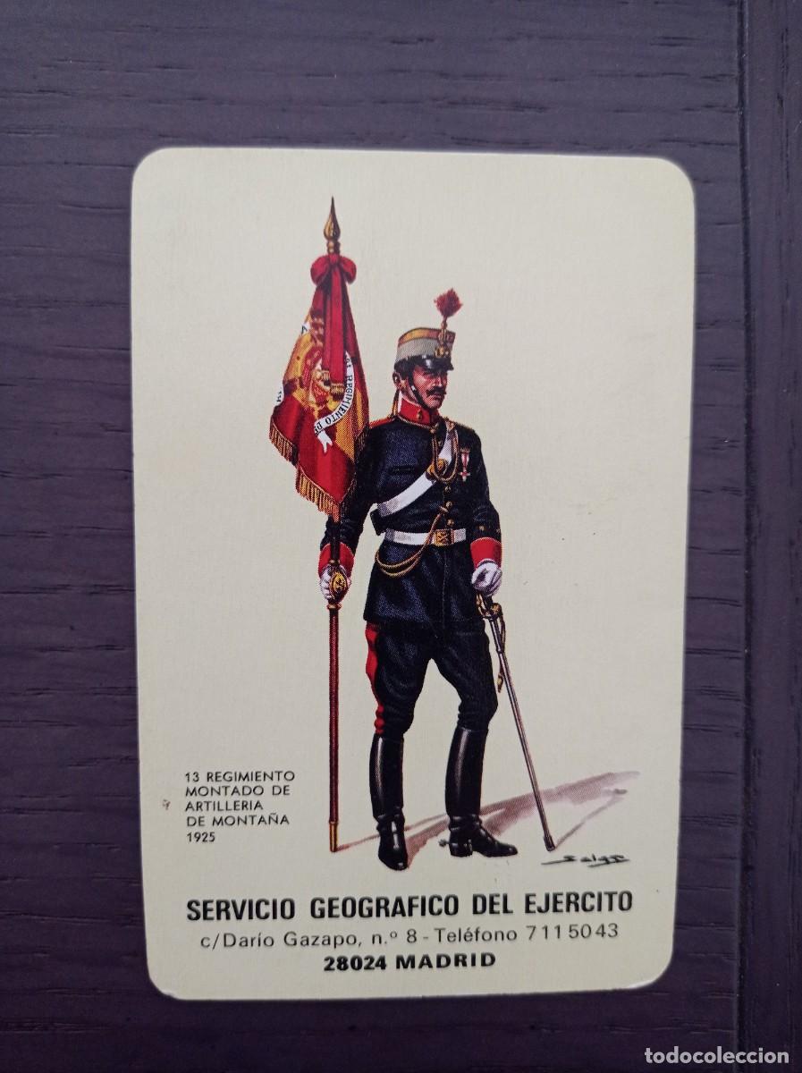 Collectionnisme Calendriers: CALENDARIO FOURNIER. SERVICIO GEOGR&Aacute;FICO DEL EJ&Eacute;RCITO. A&Ntilde;O 1988