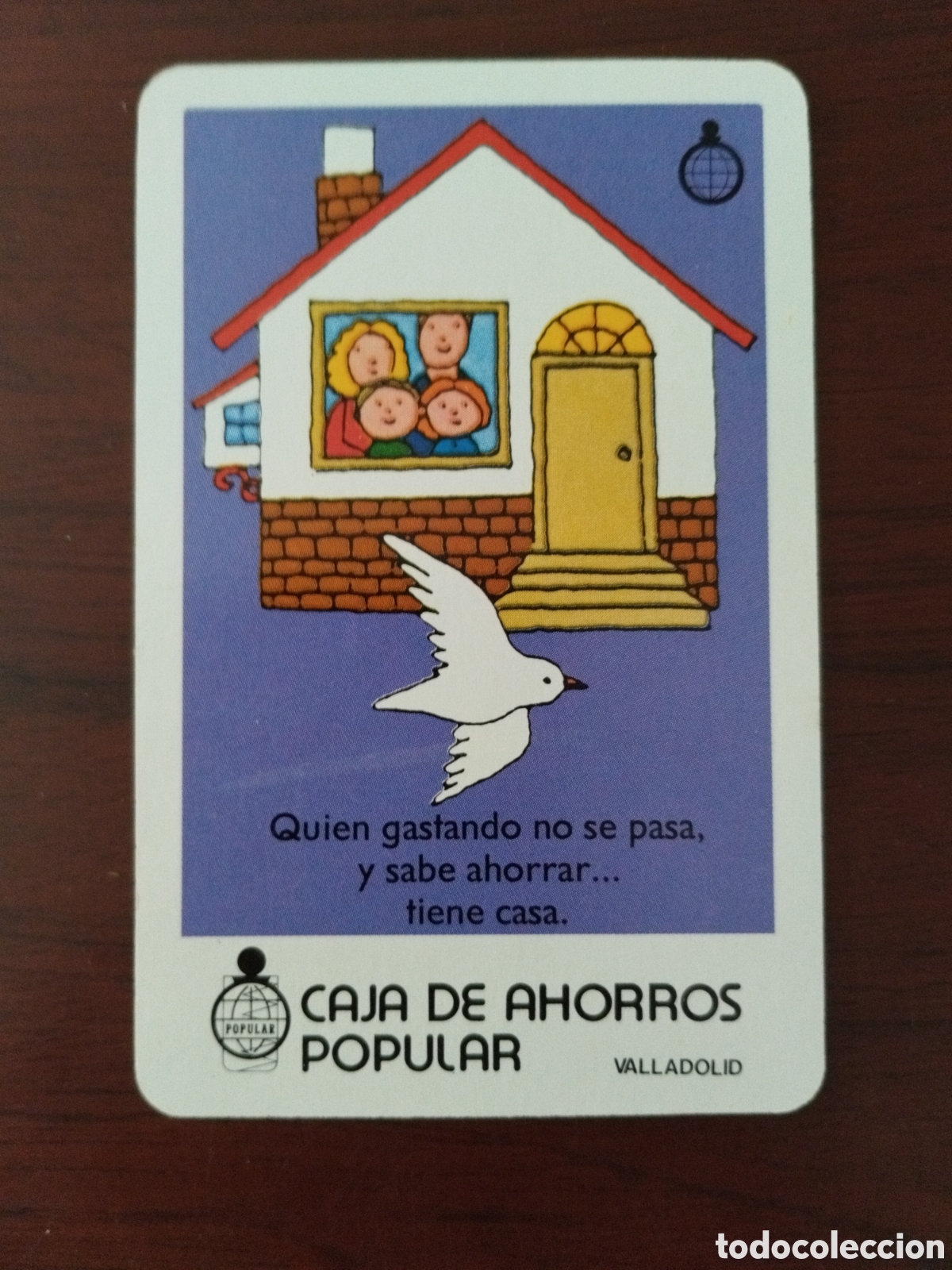 Coleccionismo Calendarios: Calendario fournier caja popular de Valladolid a&ntilde;o 1988