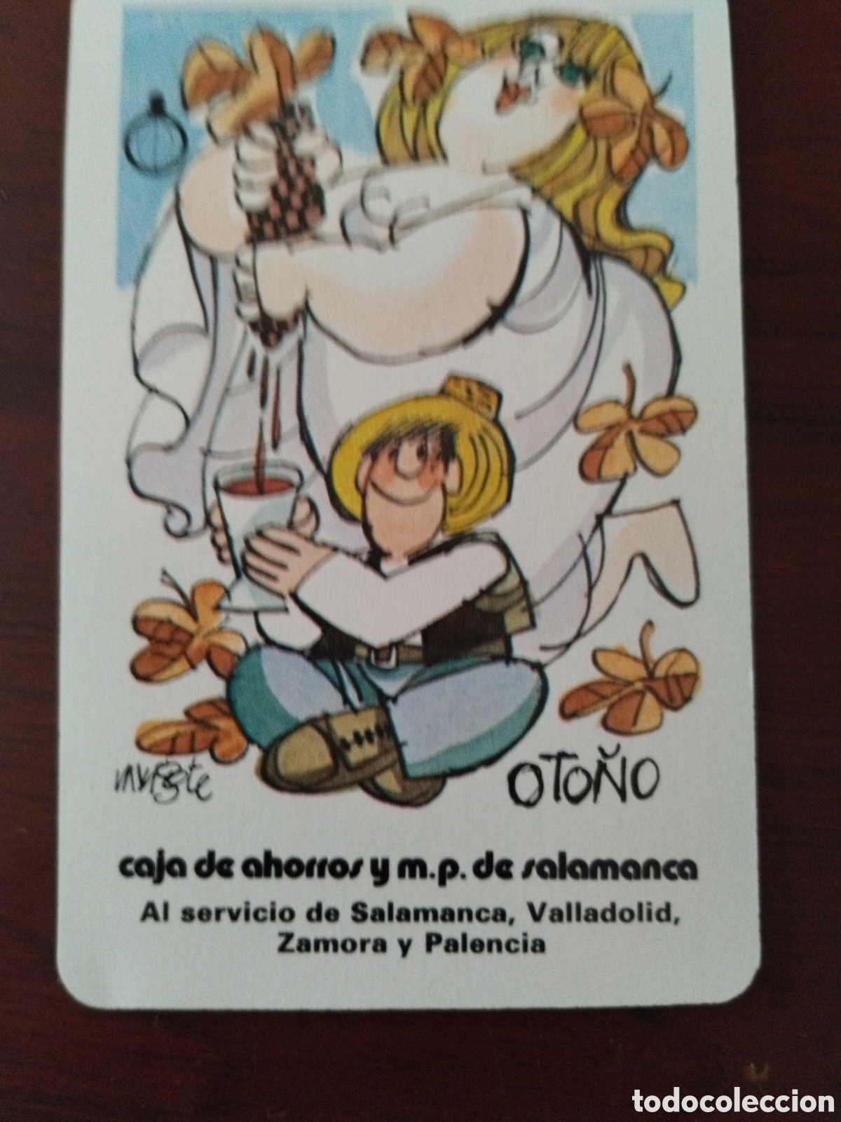 Coleccionismo Calendarios: Calendario fournier caja salamanca a&ntilde;o 1985