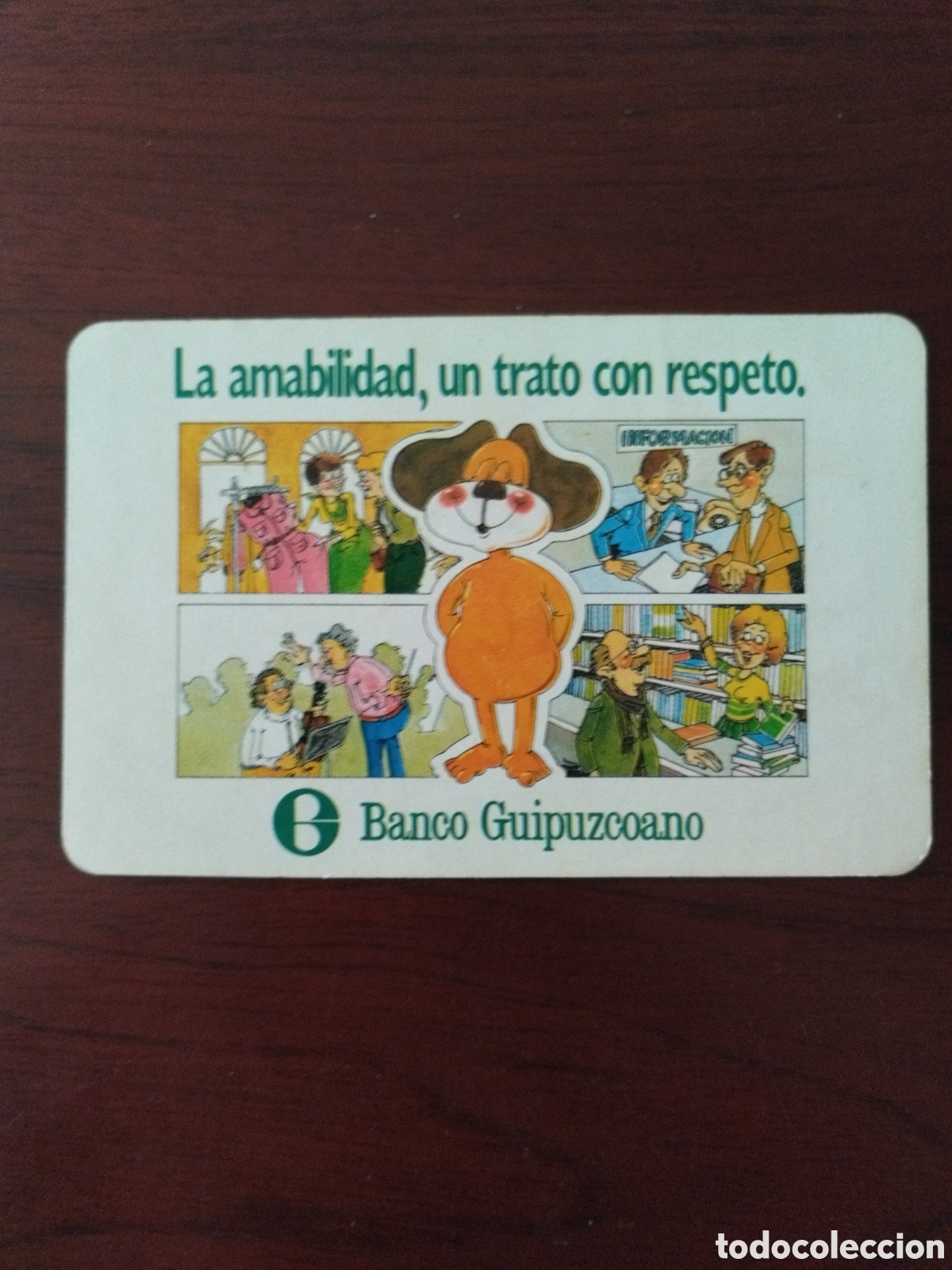 Coleccionismo Calendarios: Calendario fournier banco guipuzcoano a&ntilde;o 1984