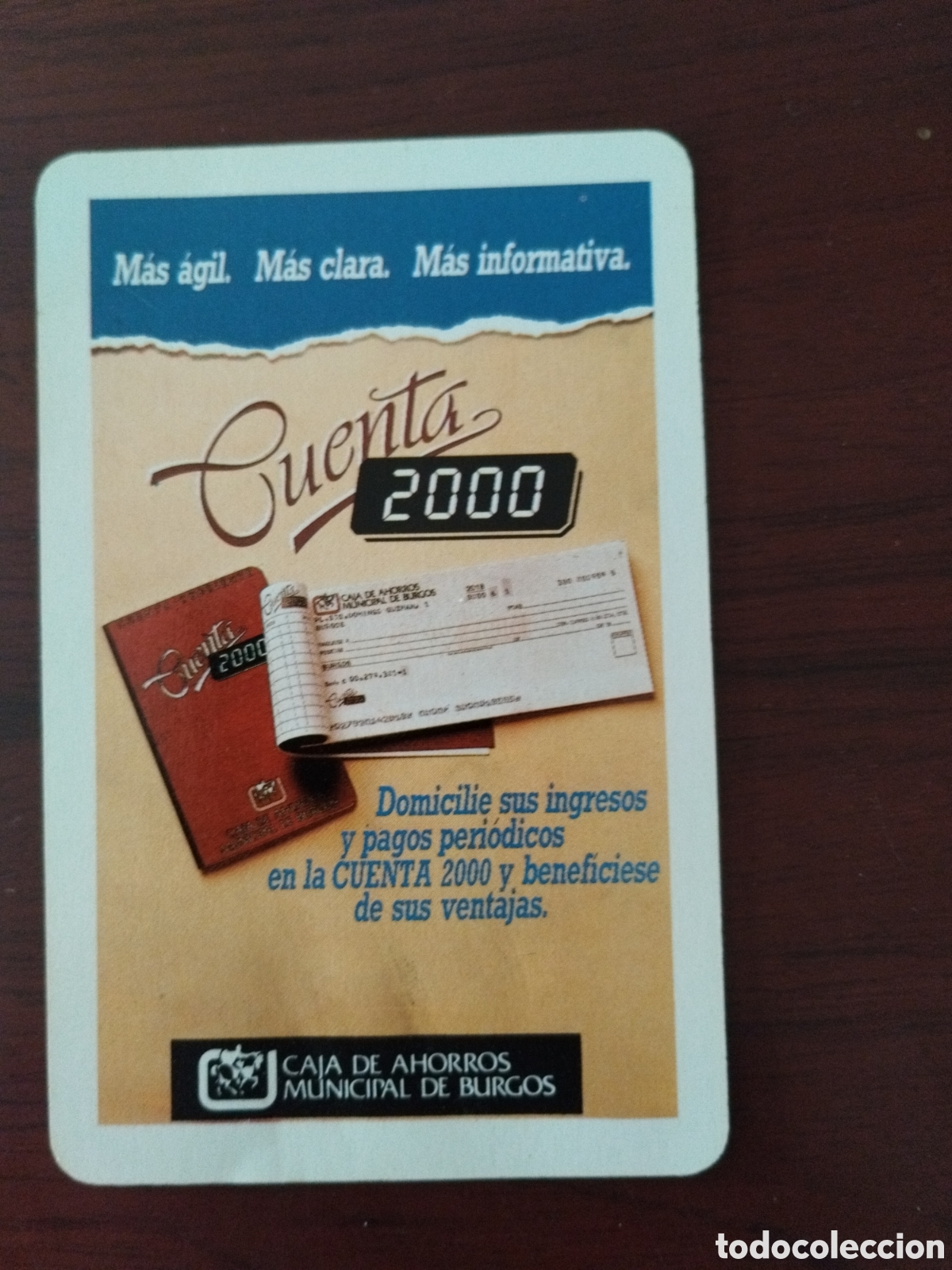 Coleccionismo Calendarios: Calendario fournier caja de ahorros municipal de burgos a&ntilde;o 1985