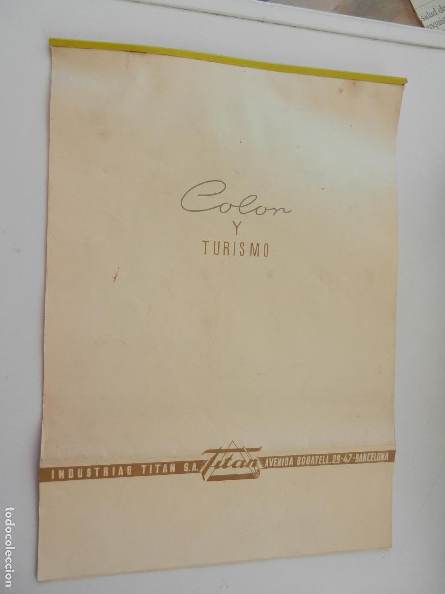 Coleccionismo Calendarios: LAMINAS Y CALENDARIO TITAN PINTURAS 1963 - COLOR Y TURISMO FIRMADAS POR MUNOA