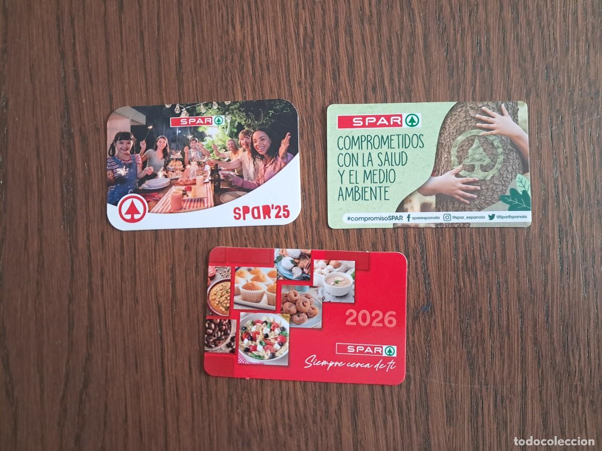 Collezionismo Calendari: lote de 3 calendarios de publicidad de supermercados Spar, a&ntilde;os 2022-2025-2026.