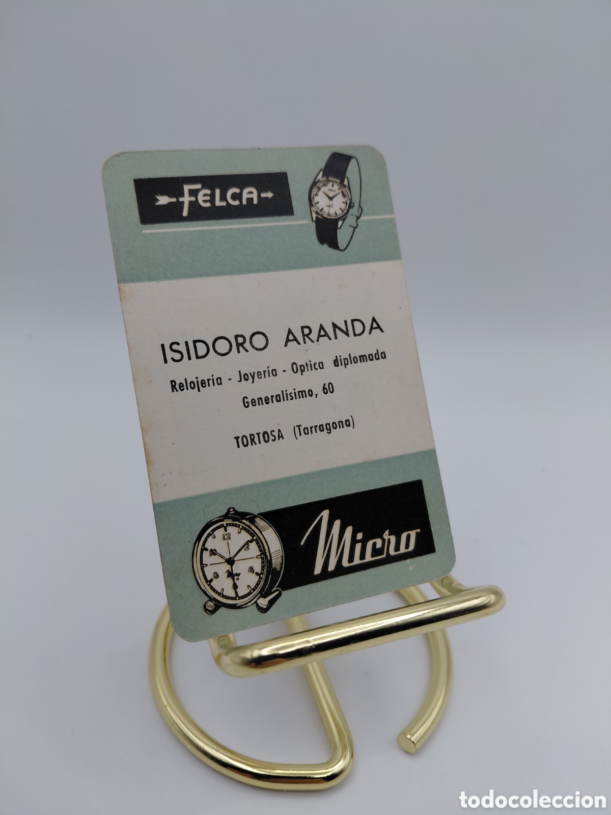 Coleccionismo Calendarios: CALENDARIO RELOJES MICRO Y FELCA 1960 / JOYERIA - RELOJERIA ISIDRO ARANDA - TORTOSA