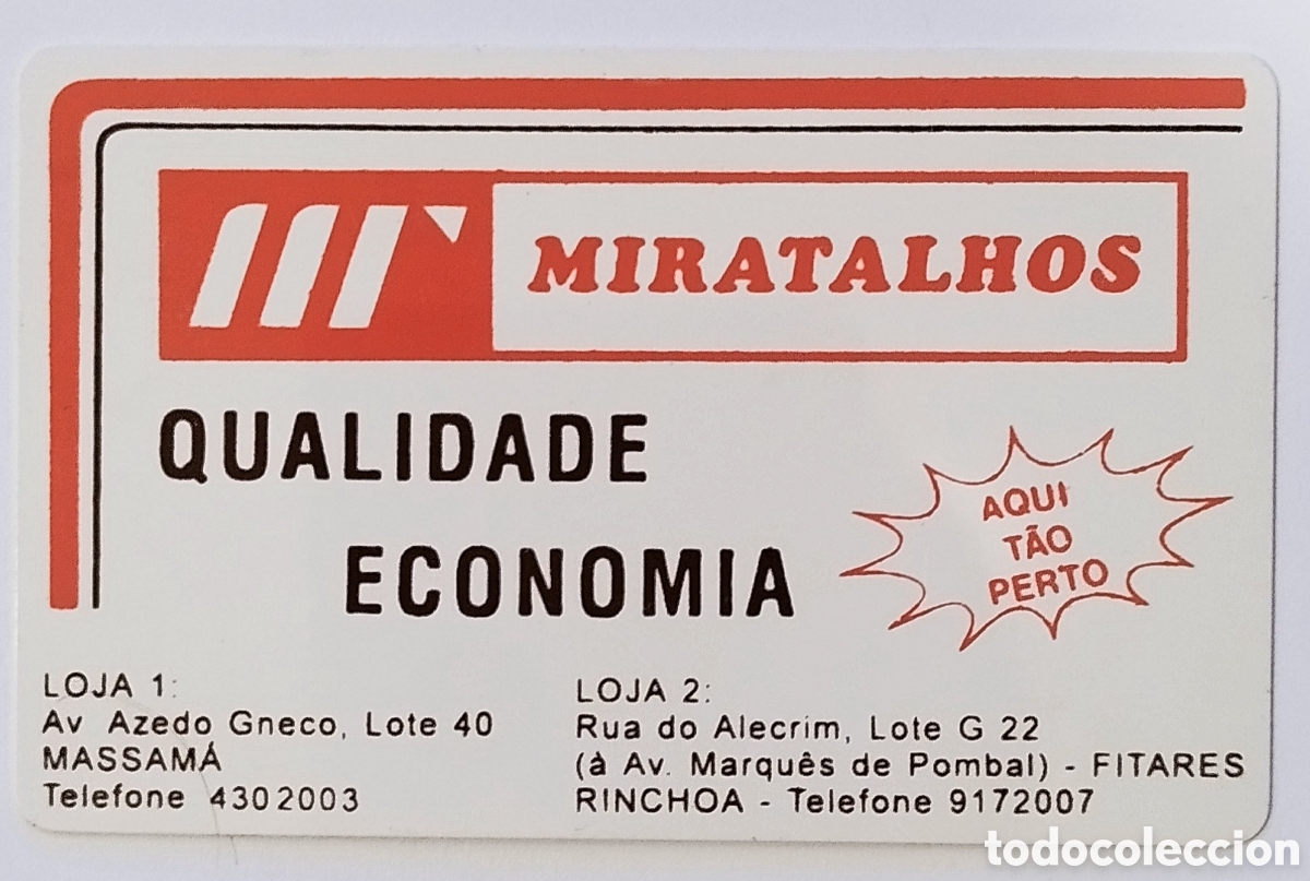 Coleccionismo Calendarios: Calend&aacute;rio de Bolso Miratalhos 1997 - Massam&aacute; / Rinchoa (Fitares) - Vintage