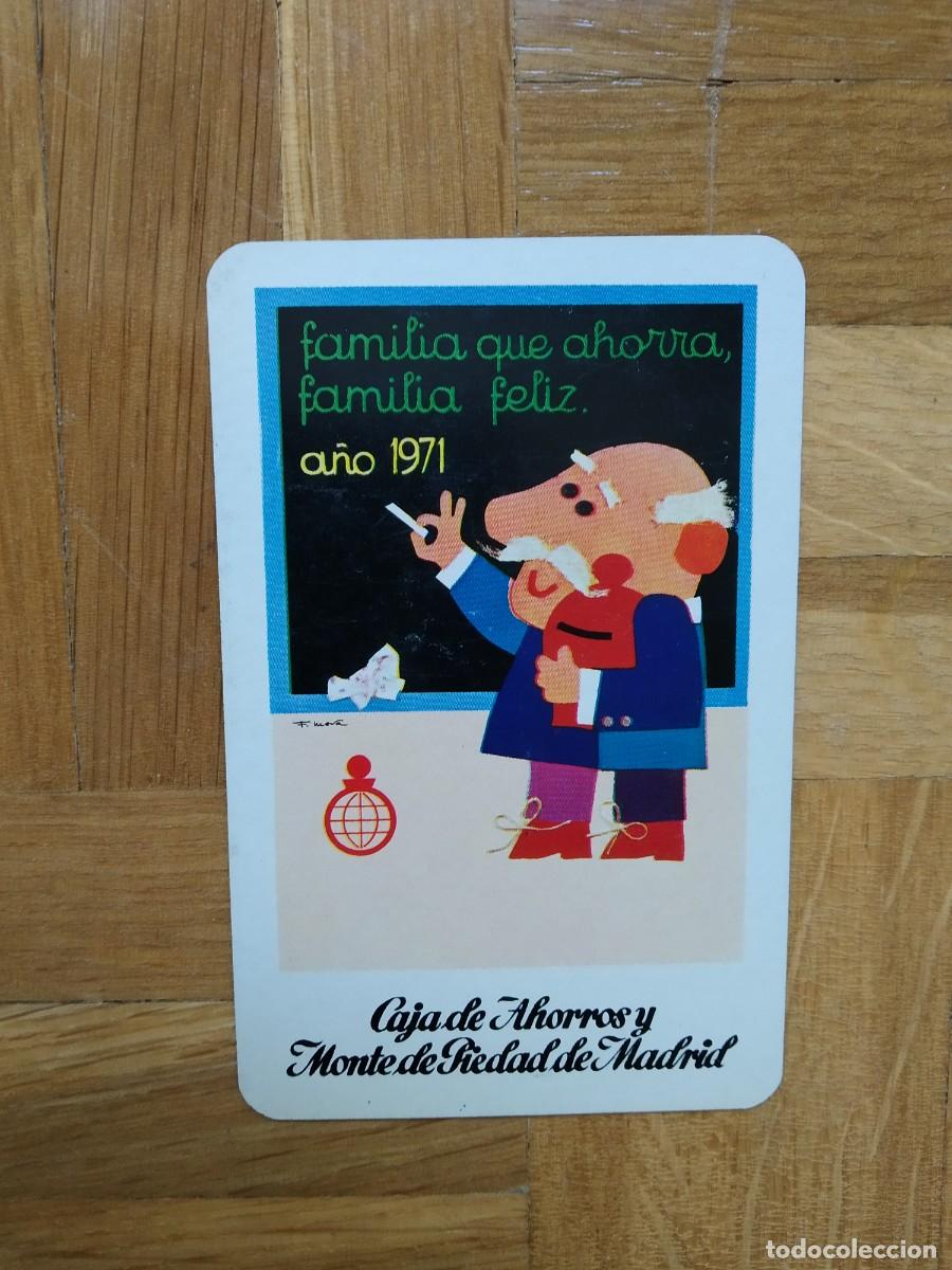 Collezionismo Calendari: CALENDARIO FOURNIER CAJA DE AHORROS Y MONTE DE PIEDAD DE MADRID A&Ntilde;O 1971 VER FOTOS