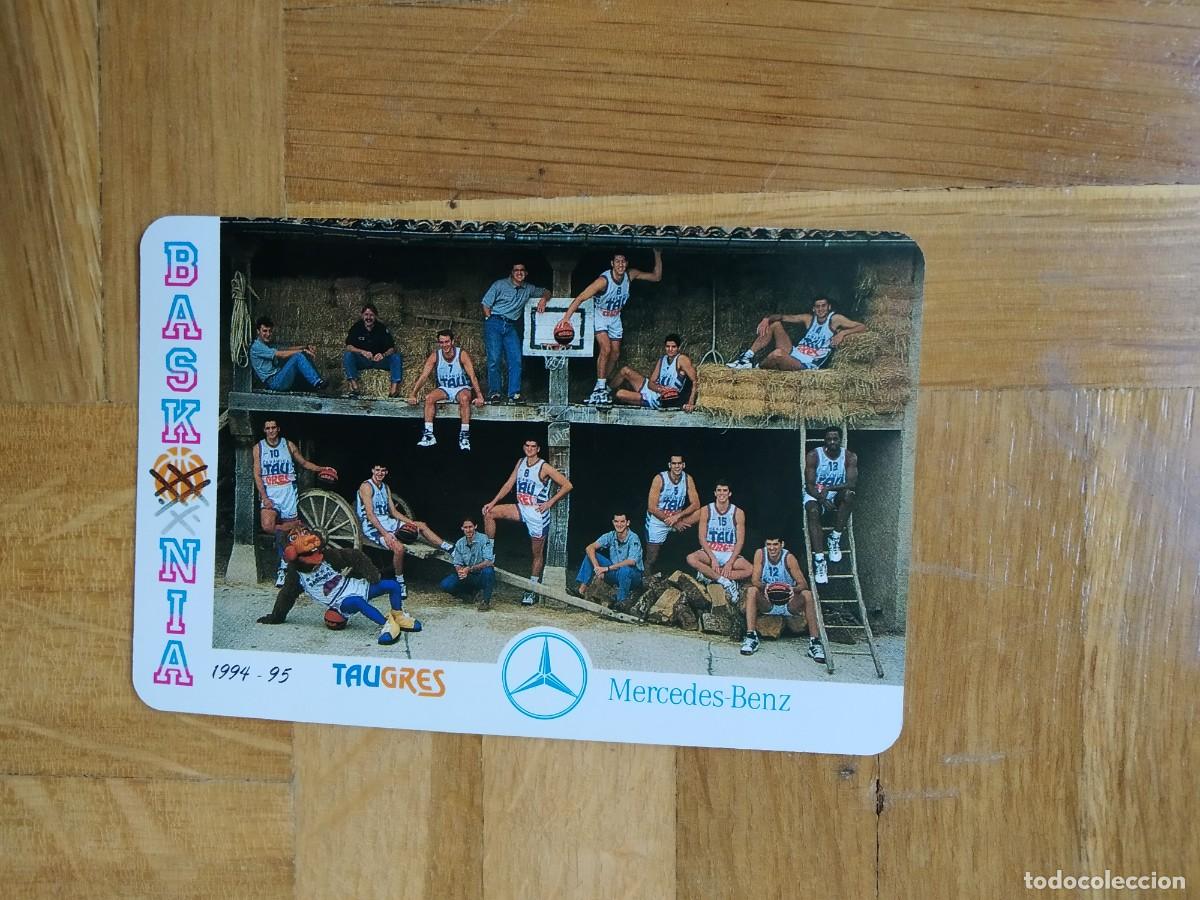 Coleccionismo Calendarios: CALENDARIO FOURNIER TAUGRES BASKONIA. EQUIPO BALONCESTO. RAMON RIVAS A&Ntilde;O 1995 VER FOTOS. NUEVO