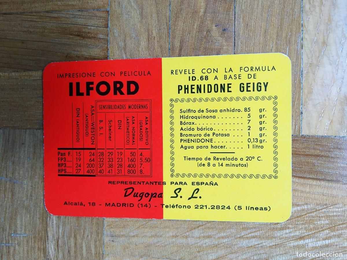 Collectables Calendars: CALENDARIO FOURNIER IMPRESIONE CON PELICULA ILFORD A&Ntilde;O 1961 VER FOTOS