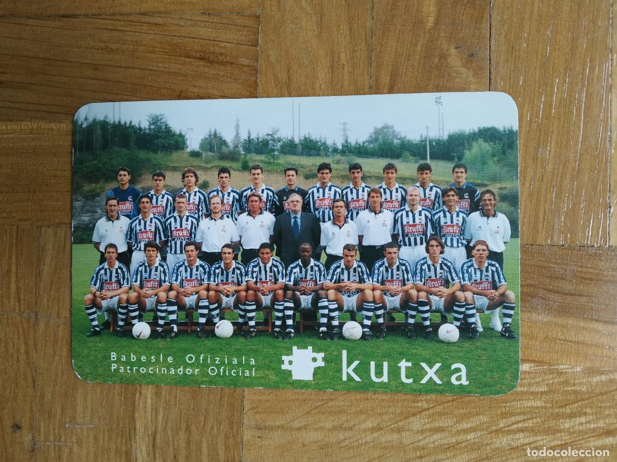Coleccionismo Calendarios: CALENDARIO FOURNIER (NO LO PONE) KUTXA CAJA GUIPUZCOA SAN SEBASTIAN. EQUIPO REAL SOCIEDAD A&Ntilde;O 1998