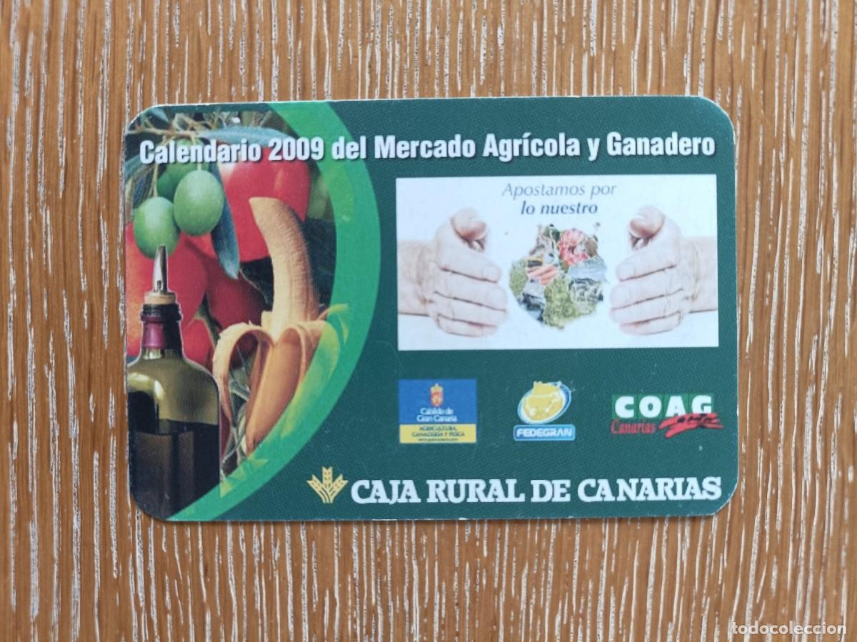 Coleccionismo Calendarios: CALENDARIO BOLSILLO - A&Ntilde;O 2009 - CAJA RURAL DE CANARIAS - BANCO