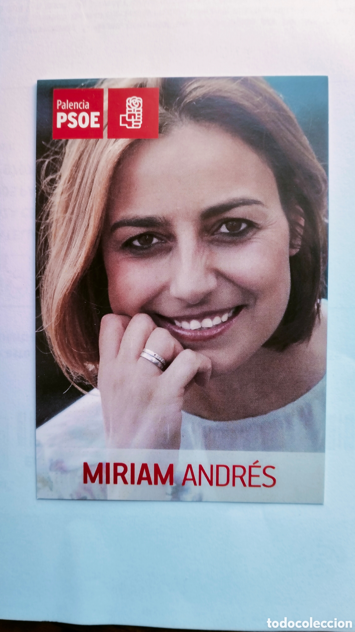 Collectionnisme Calendriers: Calendario bolsillo de Miriam Andr&eacute;s PSOE