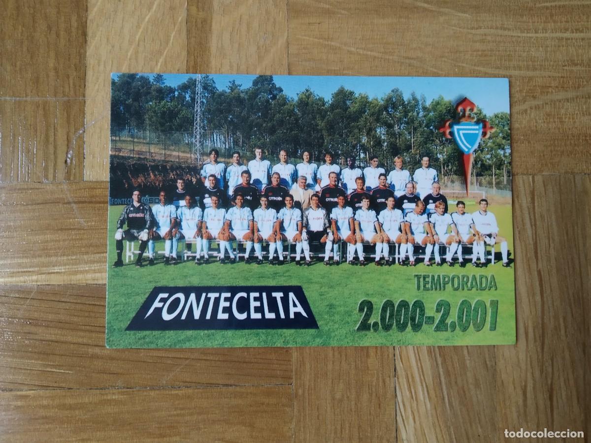 Collectables Calendars: CALENDARIO DE FUTBOL. PLANTILLA DEL CELTA DE VIGO TEMPORADA 2000 2001. A&Ntilde;O 2001
